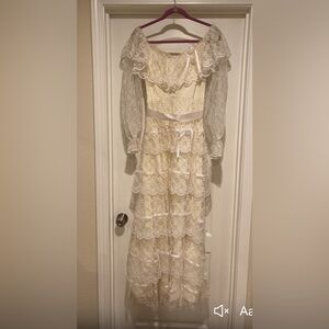 Vintage Dance Allure dress long sleeve Size 8